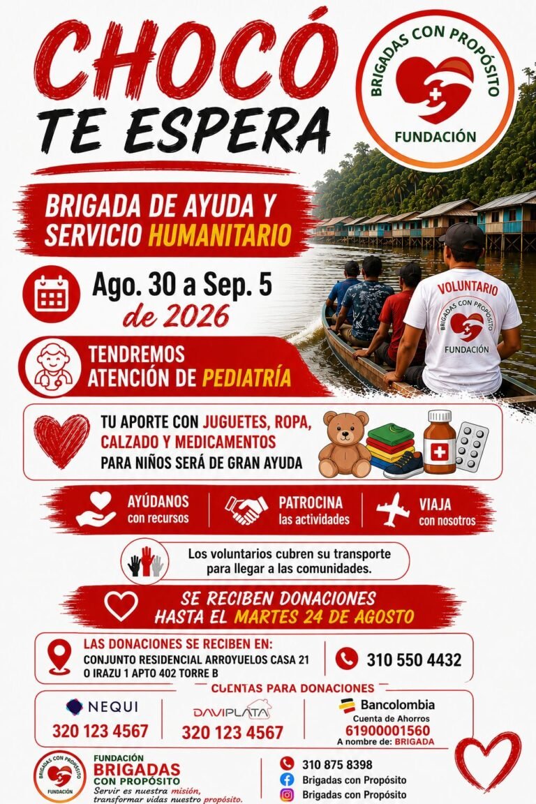 TU APOYO CUENTA… COLOMBIA Y CHOCO LO AGRADECERÁN 🙏🙏
